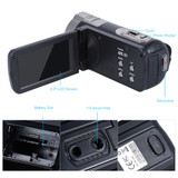 HDV-302P Digital Video Camera 3.0 Inch LCD Screen Full HD 1080P Camera 24MP 16X Digital Zoom Anti-shake DV Portable Camcorder