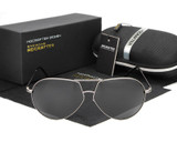 HDCRAFTER retro Polarized sunglasses men brand designer Sun Glasses Driving Glasses aviation Eyewear gafas de sol for men shades