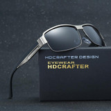 HDCRAFTER Fashion Driving Sun Glasses for Men Polarized sunglasses UV400 Protection Brand Design Eyewear High Quality Oculos