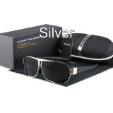 HDCRAFTER Brand Sunglasses for Men Polarized Uv400 Metal Frame Polarized Sunglasses Men Brand Designer Driving Sunglass New