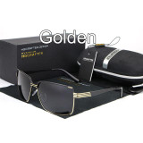 HDCRAFTER Brand New Designer Rectangle Sunglasses Men Polarizing Oculos UV400 Sun Glasses Eyewear Accessories for Men