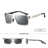 HDCRAFTER Brand Men Sunglasses Polarized Fashion Cool Men Sunglasses Male Driving UV400 Sun Glasses For Men Vintage Gafas De Sol