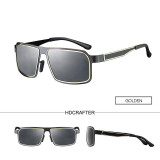 HDCRAFTER Brand Men Sunglasses Polarized Fashion Cool Men Sunglasses Male Driving UV400 Sun Glasses For Men Vintage Gafas De Sol
