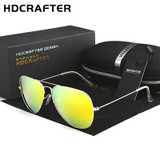 HDCRAFTER 2017 retro luxury sunglass Men Polarized sun glasses mens sunglasses brand designer glasses oculos de sol