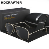 HDCRAFTER 2017 retro luxury sunglass Men Polarized sun glasses mens sunglasses brand designer glasses oculos de sol