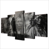 HD Printed 5 piece canvas art Indian painting room wall art canvas decor poster wall picture Free shipping/NY-5842