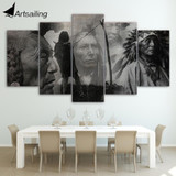 HD Printed 5 piece canvas art Indian painting room wall art canvas decor poster wall picture Free shipping/NY-5842