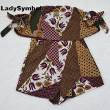 LadySymbol Floral Geometry Print Romper Jumpsuit Women Summer Playsuit 2017 Off Shoulder Bow Tie Sexy Beach Short Casual Overall LadySymbol Floral Geometry Print Romper Jumpsuit Women Summer Playsuit 2017 Off Shoulder Bow Tie Sexy Beach Short Casual Overall