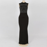 Kostlich Summer Dress Women 2017 Geometric Rhinestone O-Neck Sleeveless Sexy Women Long Dress NightClub Wear Maxi Party Dresses Kostlich Summer Dress Women 2017 Geometric Rhinestone O-Neck Sleeveless Sexy Women Long Dress NightClub Wear Maxi Party Dresses