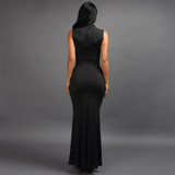 Kostlich Sexy Club Dress Women Summer Sleeveless Long-Dresses Geometric Rhinestone Evening Party Dresses Black Maxi Dress Women Kostlich Sexy Club Dress Women Summer Sleeveless Long-Dresses Geometric Rhinestone Evening Party Dresses Black Maxi Dress Women
