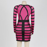 Kostlich Autumn 2017 Women O-Neck Long Sleeve Print Dress Mini Sexy Bodycon Women Dress Plus Size NightClub Wear Bandage Dress Kostlich Autumn 2017 Women O-Neck Long Sleeve Print Dress Mini Sexy Bodycon Women Dress Plus Size NightClub Wear Bandage Dress
