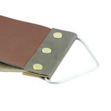 Leather Sharpening Canvas Strop Barber Open Straight Razor Sharpening Shave 8C2Z