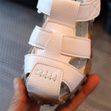 Leather Sandals Boys New 100% Soft Leather in Summer Boys&amp;girls Children Beach Shoes Kids Sport Sandals