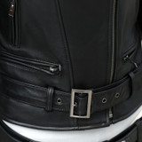 Leather Jackets Women 2017 Spring Autumn Rivet Zipper Motorcycle Faux Leather Coat Female Paragraph Lapel Jacket Coat
