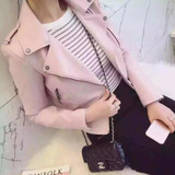 Leather jacket women Leather Jackets Coat Slim Biker Motorcycle Soft Zipper Girl Leather Jaquetas De Couro feminina Women Coat