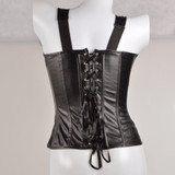 Leather corset  waist trainer hot shapers bustiers waist trainer corset gothic clothing steampunk corset  bustiers corselet