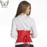 Leather corset  waist trainer corsets steampunk sexy underbust corsets and bustiers steampunk clothing corset sexy Intimates