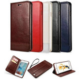 Leather Cases for iPhone 7 Plus 6 6S Plus 5 5S SE Wallet Flip Cover Case for Samsung Galaxy S7 S7 Edge S8 S6 Edge Plus Note 5