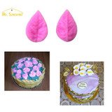 Leaf Press Mold Silicone Mold Cake Decoration Fondant Cake DIY Bakeware Tool Cake Decorating Tools Silicone Soap Mold Stencil