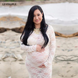 Le Couple Lace Maternity Dresses Maxi Stretchy Pregnancy Dress Maternity Photography Props Maternity Dresses For Photo Shoot