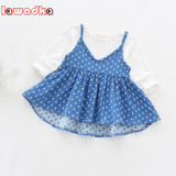 Lawadka Cotton Linen Baby Dress Spring Autumn Baby Girl Dresses Long Sleeve Princess Dress Casual Kids Pleated Dresses