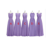 Lavender Bridesmaid Dresses Long Chiffon Pleated A Line  Alibaba China Purple Bridesmaid Dresses  Vestidos Madrinha