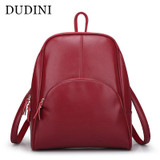 DUDINI Korean Casual Backpack Women Genuine Cow Leather Bag High Quality Women Backpack Mochila Feminina School Bag For Teenager