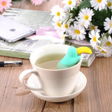 Duckbill Designed Tea Infuser Tea Leaf Strainer Food Grade Silicone Filter Diffuser Tea Herbal Spice Leaf Strainer 6 Colors