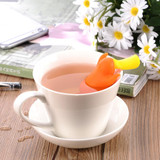 Duckbill Designed Tea Infuser Tea Leaf Strainer Food Grade Silicone Filter Diffuser Tea Herbal Spice Leaf Strainer 6 Colors