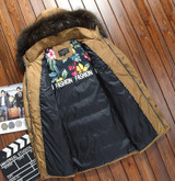 Duck Down Parkas Long Coat Winter Jacket Real Raccoon Fur Hood Snow Overcoat Warm Thicken Outwear Clothes 2017 New Fashion 5XL