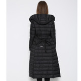 Duck Down Jacket Women Double-breasted Padded Coat Longer Plus Size Thin Slim Down Female Hooded Over Knee Jacket Down JacketXXL