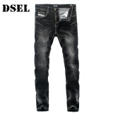 DSEL 2017 ripped jeans mens brand clothing fashion stretch denim pants top quality casual slim fit biker jeans for men DSEL 2017 ripped jeans mens brand clothing fashion stretch denim pants top quality casual slim fit biker jeans for men