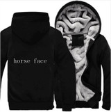 Dropshipping USA Size Men Women Unisex Hoodies Zipper Sweatshirts Jacket Winter Warmth Thicken Hooded Coat