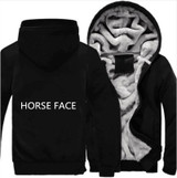 Dropshipping USA Size Men Women Unisex Hoodies Zipper Sweatshirts Jacket Winter Warmth Thicken Hooded Coat