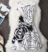 Drop Shipping Women Summer Dress 2017 Vintage Jacquard Printed Sexy Party Vestidos Ladies Bodycon Clothing Mini Dresses PDRSB2