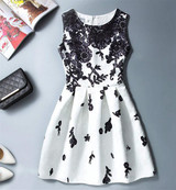 Drop Shipping Women Summer Dress 2017 Vintage Jacquard Printed Sexy Party Vestidos Ladies Bodycon Clothing Mini Dresses PDRSB2