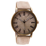 Drop Shippong Lady Hours Clock Reloje  Retro Vogue WristWatch Cowboy Leather Band Analog Quartz Watch