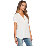 Drop Shipping Summer Women Chiffon Blouses Shirts Loose Casual Blouse Female V-neck Short Sleeve Tops Plus Size Blusas 1WBL117 Drop Shipping Summer Women Chiffon Blouses Shirts Loose Casual Blouse Female V-neck Short Sleeve Tops Plus Size Blusas 1WBL117