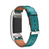 Drop shipping Replacement Luxury Genuine Leather Band Strap Bracelet For Fitbit Charge 2 Oct 7
