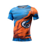 2017 Anime Dragon Ball Z Vegeta Super Saiyan Goku Piccolo 3D Slim T Shirt Men Costume Fitness Tee T-Shirt Long Sleeve Tights