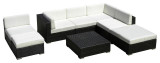2017 All Weather Outdoor Sofa Sectional Wicker 8 Piece Resin Couch Set