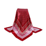 2017 90cm Imitated Silk Scarf Square Brand Scarf Women Satin Designer Ladies Scarves Polyester Hijab Female Dot Bandana Headband