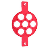 2017 4/7/10 Holes Non Stick Pancake Egg Ring Maker Silicone Egg Cake Mold Egg Cooker Pan Flip Eggs Mold Kitchen Baking Tools