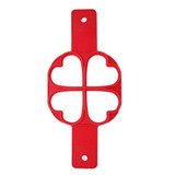 2017 4/7/10 Holes Non Stick Pancake Egg Ring Maker Silicone Egg Cake Mold Egg Cooker Pan Flip Eggs Mold Kitchen Baking Tools