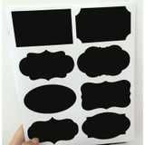 2017 40PCS/ Set New Wedding Home Kitchen Jars Blackboard Stickers Chalkboard Lables 20.5 * 23cm Free Shipping