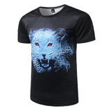 2017 3D Print T Shirt Summer Tops Stripe Tee Fashion Men's T Shirt Brand Clothing Plus Size Dropship D04