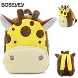 2017 3D Cartoon Plush Children Backpacks kindergarten Schoolbag Animal Kids Backpack Children School Bags Girls Boys Backpacks