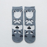 2017 1Pair Candy Color Lovely Dogs Cute cartoon Sox Autumn Summer  Women's Fashion Cotton Tube  Comfortable breathable Socks