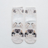 2017 1Pair Candy Color Lovely Dogs Cute cartoon Sox Autumn Summer  Women's Fashion Cotton Tube  Comfortable breathable Socks
