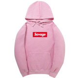 2017 100% Cotton 21 Savage Street Wear Woolcotton Suprem Hoodies Parody No Heart X Savage Hoodie Sweatshirt Men Women Hip Hop